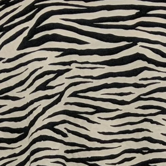 New Laurie Felt Zebra Bamboo Blend Mock Neck Long Sleeve Top 1X 18W 20W - Picture 2 of 11
